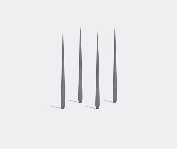 Zaha Hadid Design 'Tapered' candle, set of four, tall, grey