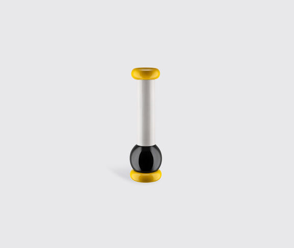 Alessi '100 Values Collection' salt, pepper and spice grinder, tall, white yellow,black,white ${masterID}