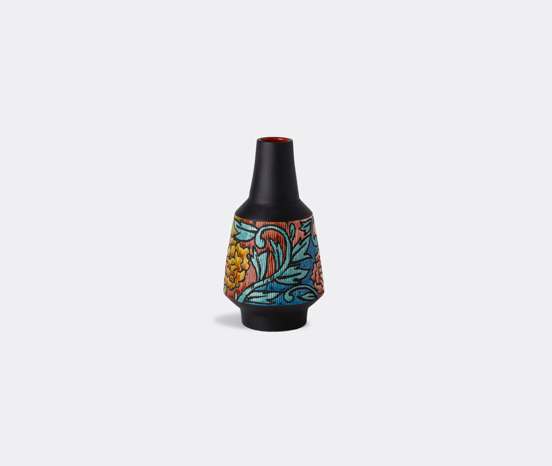 Nuove Forme Vases Matte Black In Matte Black, Multicolor