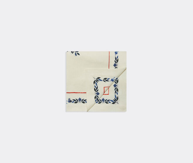 La DoubleJ 'Wildbird' tablecloth, medium, blue BLUE LADJ25MED116MUL