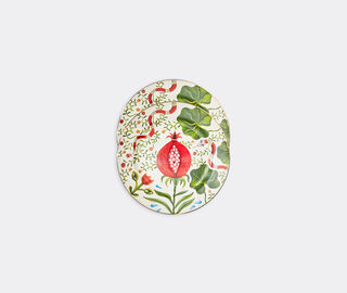 La DoubleJ 'Pomegranate' dessert plate, set of two MULTICOLOUR LADJ22DES991MUL