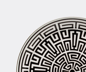 Ginori 1735 'Labirinto' Venezia shape plate, black BLACK RIGI20LAB895BLK