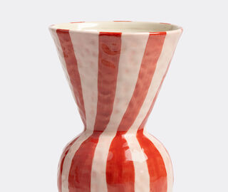 &amp;k Amsterdam 'Rhombic' vase, red MULTICOLOUR AMST25VAS029MUL