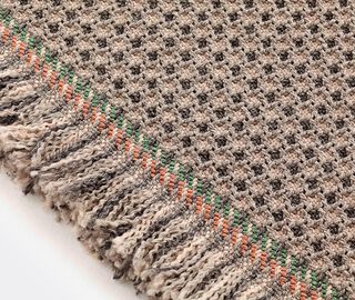 GAN 'Garden Layers Diagonal' rug, Terracotta TERRACOTTA GANR21GAR474BEI