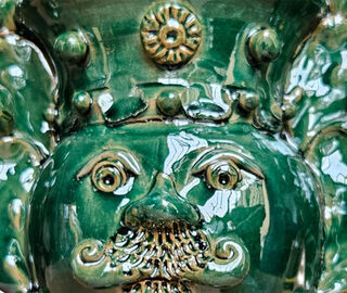 Les-Ottomans 'Sicilian' vase MULTICOLOUR OTTO23DEC858MUL