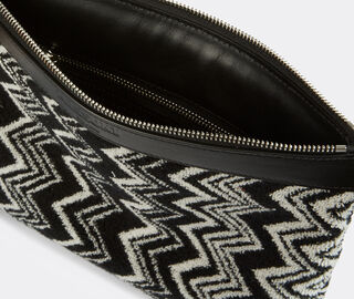 Missoni 'Keith' flat beauty case with top handle WHITE MIHO22KEI106BLK