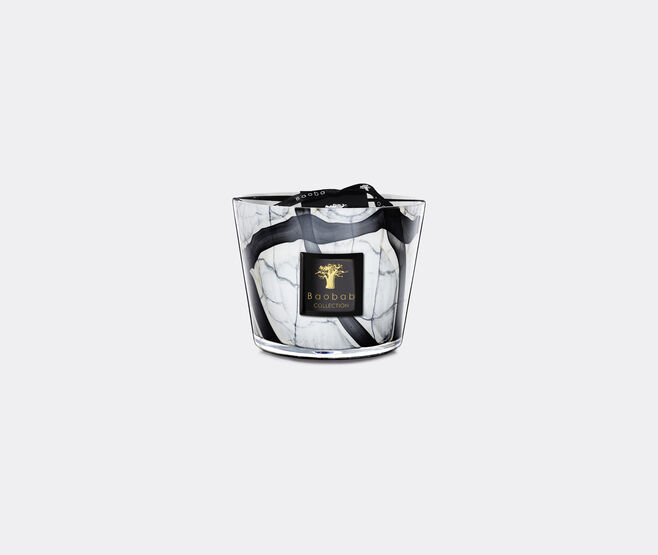 Baobab Collection 'Stones Marble' candle, small WHITE BAOB23STO059MUL