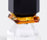Reflections Copenhagen 'Phoenix' tealight holder black, amber REFL20PHO105BLK