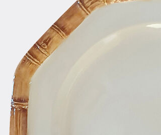 Les-Ottomans 'Bamboo' presentation plate, set of two MULTICOLOUR OTTO23BAM896MUL