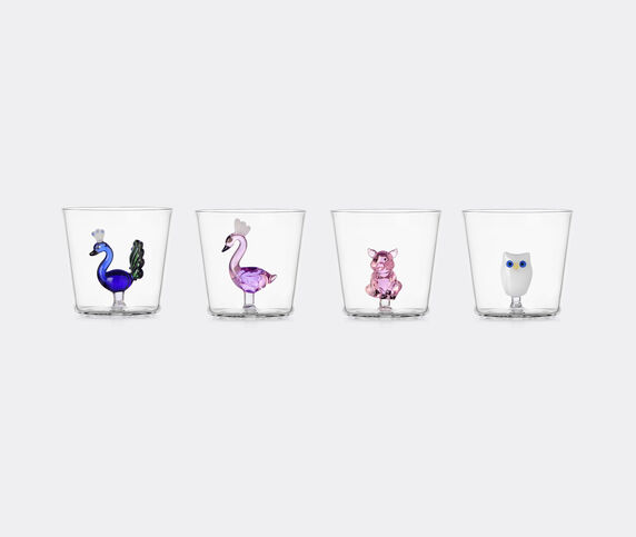 Ichendorf Milano 'Animal Farm' assorted tumblers, set of four, multicolor MULTICOLOUR ICMI26ANI513MUL