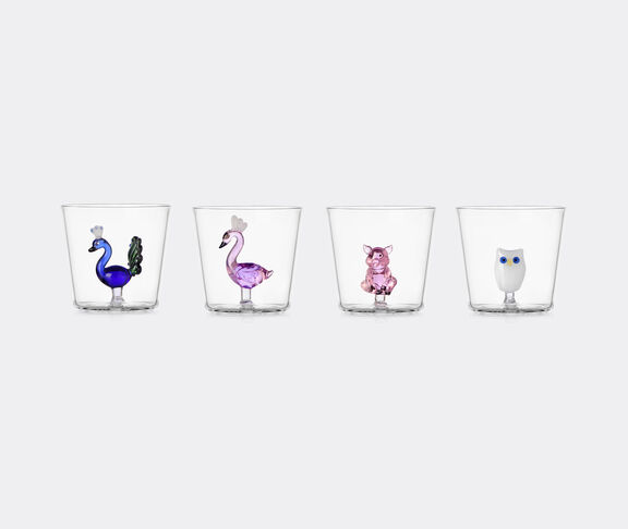 Ichendorf Milano 'Animal Farm' assorted tumblers, set of four, multicolor undefined ${masterID}