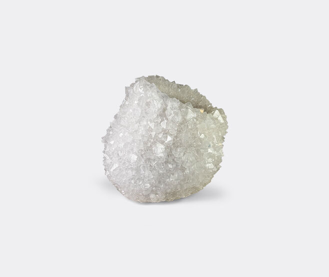 Mineral Series 'Crystal' vase, large, snow white WHITE MISE26LAR511WHI