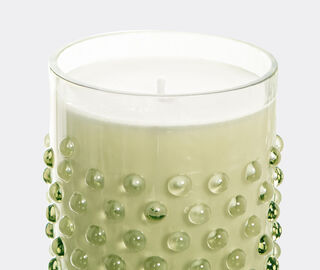 KLIMCHI 'Hobnail' candle, Vanilla fig, olive green OLIVE KLIM25VAN098OLI