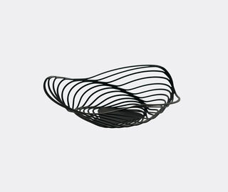 Alessi 'Trinity' basket, black BLACK ALES20TRI764BLK