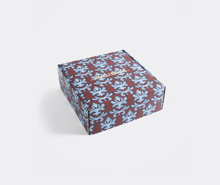 La DoubleJ 'Birdbloom' ashtray, bourdeaux MULTICOLOR LADJ26ASH084MUL