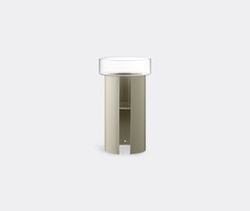 LSA International 'Terrazza' planter, clear and concrete grey, tall TRANSPARENT LSAI22TER213TRA