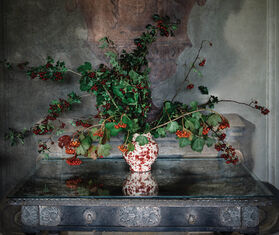 Cabana &#39;Speckled&#39; vase, burgundy BURGUNDY CABA23SPE354BUR