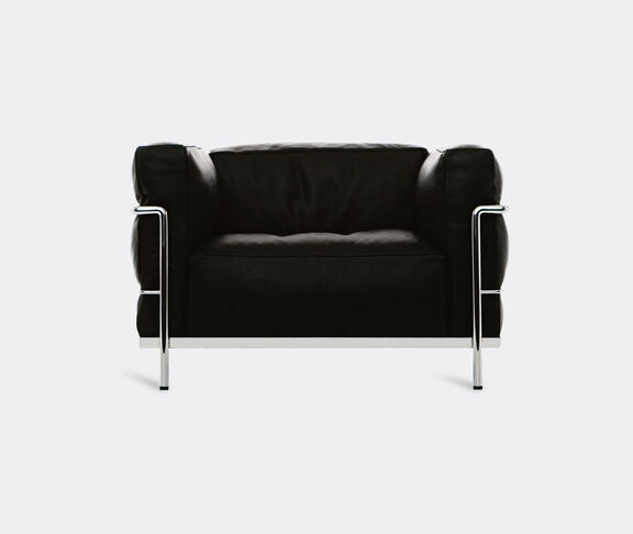Cassina Padded Armchair In Leather - British Standard (Upholstery Cod. 13Y414) - Lc3 undefined ${masterID} 2
