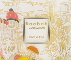 Baobab Collection 'C&ocirc;te d'Azur' candle, large, multicolor MULTICOLOUR BAOB25SCE639MUL