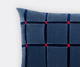 Christina Lundsteen &#39;Athena&#39; cushion, silverblue, dark blue and tomato MULTICOLOUR CHLU25ATH217MUL