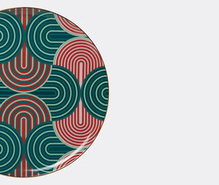 La DoubleJ 'Slinky Verde' serving platter MULTICOLOUR LADJ22SER139MUL