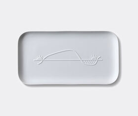 Cassina &#39;Collection Chandigarh, Le Course du Soleil&#39;, rectangular porcelain tray WHITE CASS21REC299WHI