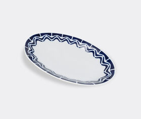 Sargadelos &#39;Marbadas&#39; oval tray BLUE SARG21MAR038WHI