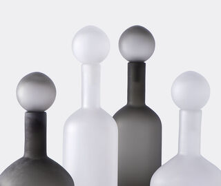 POLSPOTTEN 'Bubbles &amp; Bottles' set of four, black and white BLACK POLS22BUB079BLK