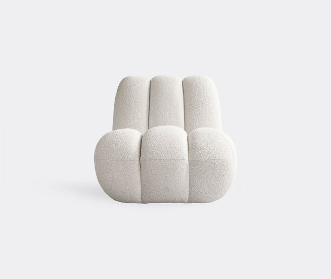 101 Copenhagen 'Toe' lounge chair, boucl&egrave; MULTICOLOUR COPH24TOE768WHI
