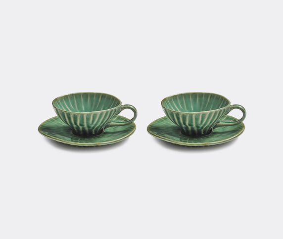 Serax 'Verde Lanza' espresso cup and saucer, set of two, green GREEN SERA26ESP909GRN