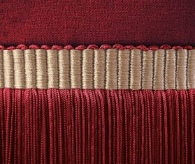 Lorenza Bozzoli Couture &#39;Couture&#39; ottoman, small, red RED LOBO20COU257RED