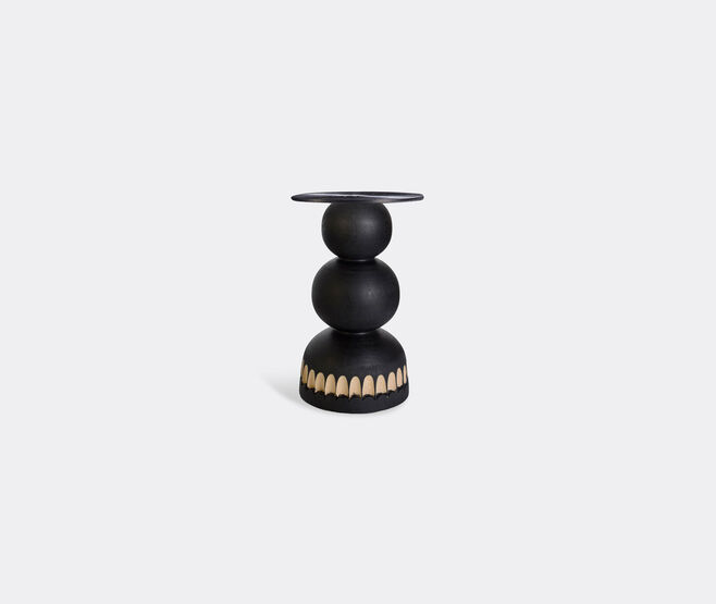 Zanat 'Aurora' candle holder, small BLACK ZANA20AUR015BLK
