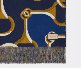 Gucci 'Horsebit' blanket, blue MULTICOLOUR GUCC23PLA395MUL