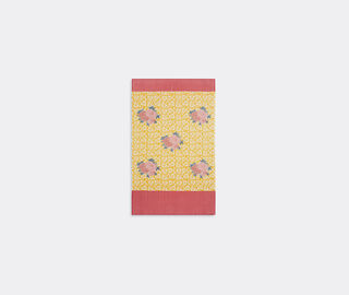 Lisa Corti 'Arabesque Corolla' beach towel, red and yellow MULTICOLOUR LICO23SAR138MUL