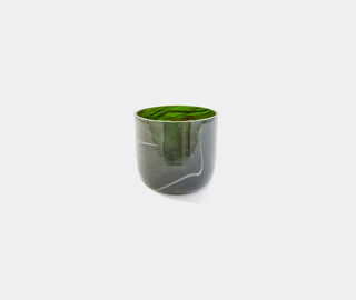 POLSPOTTEN 'Marbled Glass' vase, small, green GREEN POLS25VAS205GRN