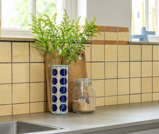 &amp;k Amsterdam 'Patch Dot' vase, multicolor MULTICOLOUR AMST25VAS009MUL