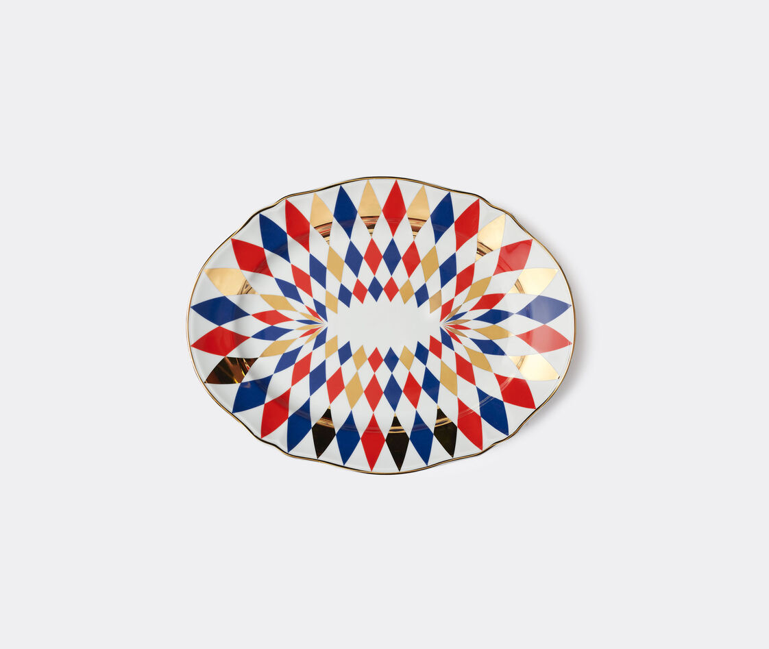 Bitossi Home Oval Platter In Multicolor