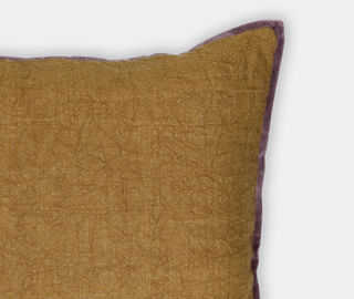 Pomax 'Alpha Opposites' cushion, camel and lavender MULTICOLOUR POMA26ALP236MUL