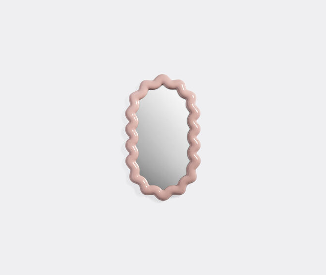 &k Amsterdam 'Zigzag' oval mirror, pink PINK AMST25MIR067PIN