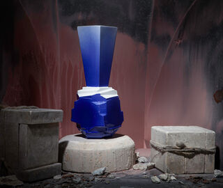 1882 Ltd 'Stegreif' vase, blue MULTICOLOUR 188223STE002MUL