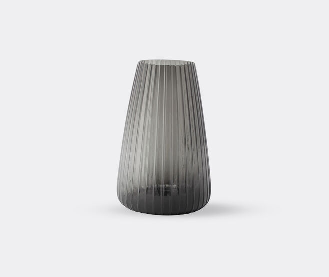 XLBoom 'Dim Stripe' vase, extra large, gray GREY XLBO25DIM018GRY