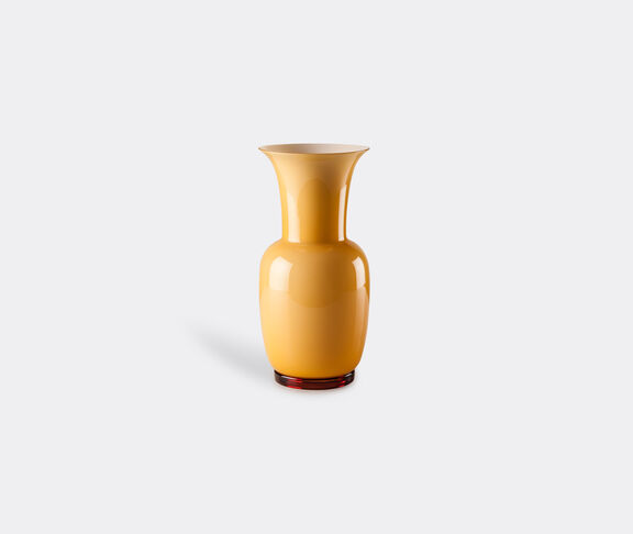 Venini 'Opalino' vase, XL, amber amber, white ${masterID}