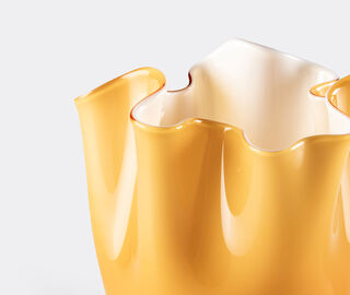 Venini 'Fazzoletto Opalino' vase, S, amber MULTICOLOUR VENI20FAZ010WHI