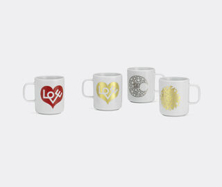 Vitra 'Love Heart' coffee mug, red, squared handle MULTICOLOUR VITR20COF353WHI
