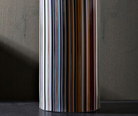 Missoni 'Stripes Jenkins' high vase, beige MULTICOLOUR MIHO22STR255MUL