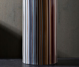Missoni 'Stripes Jenkins' high vase, beige MULTICOLOUR MIHO22STR255MUL