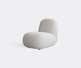101 Copenhagen &#39;Toe&#39; lounge chair, flat, boucl&egrave; MULTICOLOUR COPH24TOE724WHI