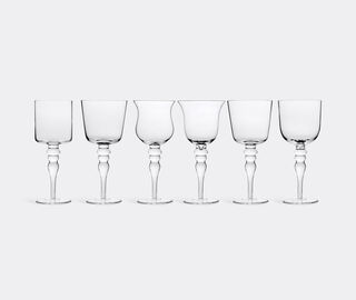 Bitossi Home Glasses, set of six, clear TRANSPARENT BIHO19DIS758TRA