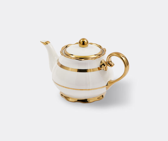 POLSPOTTEN 'Golden Finds' teapot, white WHITE POLS25TEA358WHI