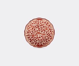 Les-Ottomans &#39;Peacock&#39; plate RED OTTO21PEA757RED